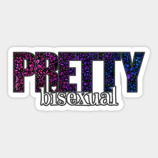 Pretty Bisexual Sticker